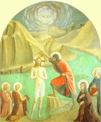 Le baptême de Jésus