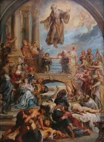 Libération des apôtres ; saint François de Paule